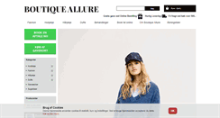 Desktop Screenshot of boutique-allure.dk